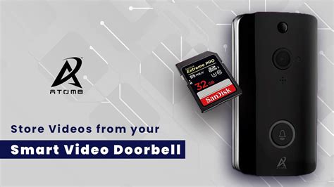 how to put sd card in smart video doorbell|video doorbell with memory card.